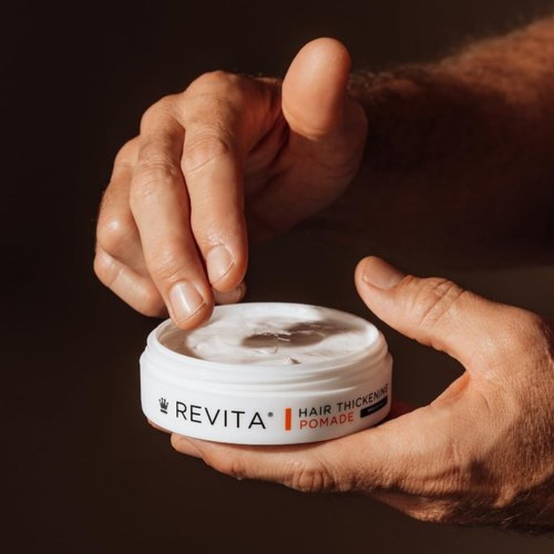 DS Labs Revita Matte Pomade - Medium Hold Styling Cream for Thicker Hair with Biotin & Caffeine, 3.3 fl oz