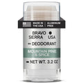Bravo Sierra Aluminum-Free Deodorant for Men - Natural Ingredients for All-Day Odor & Sweat Protection - Mountain Pine & Spice, 3.2 oz - Paraben & Cruelty-Free, Vegan