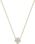 Electric Picks Camilla Clover Necklace - Elegant 14kt Gold Plated Layering Jewelry for Women