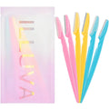 ILLUVA Exfoliating Dermaplaning Tool, Eyebrow Razor, Facial Dermaplane Razors Shaver with Precision Cover for Women and Men Pack of 6