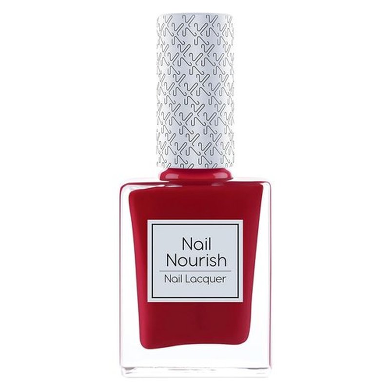 Kay Beauty Nail Nourish Nail Enamel Polish - Crimson Hue 35 | Quick-Dry Gel Effect & Hydrating Formula 0.3 oz