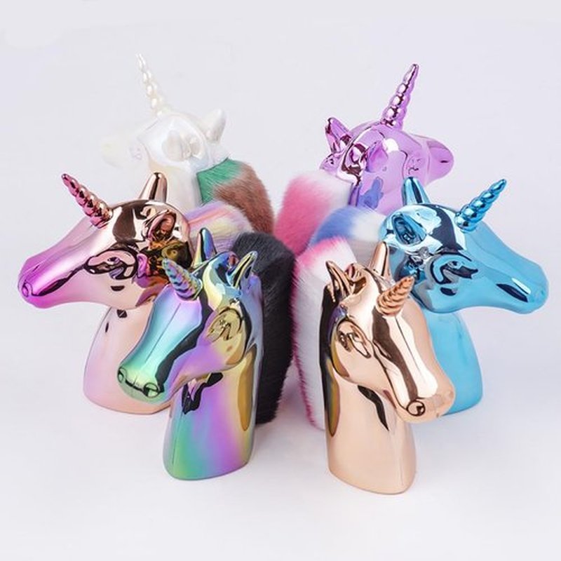 Beaupretty Nail Brush for Cleaning Nail Dust Unicorn Design Art Cleaning Brush Manicure Pedicure Tool 3.15X1.18X3.74 Inches