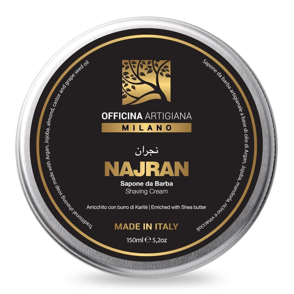 Officina Artigiana Najran Shaving Soap, Made in Italy, 150 ml