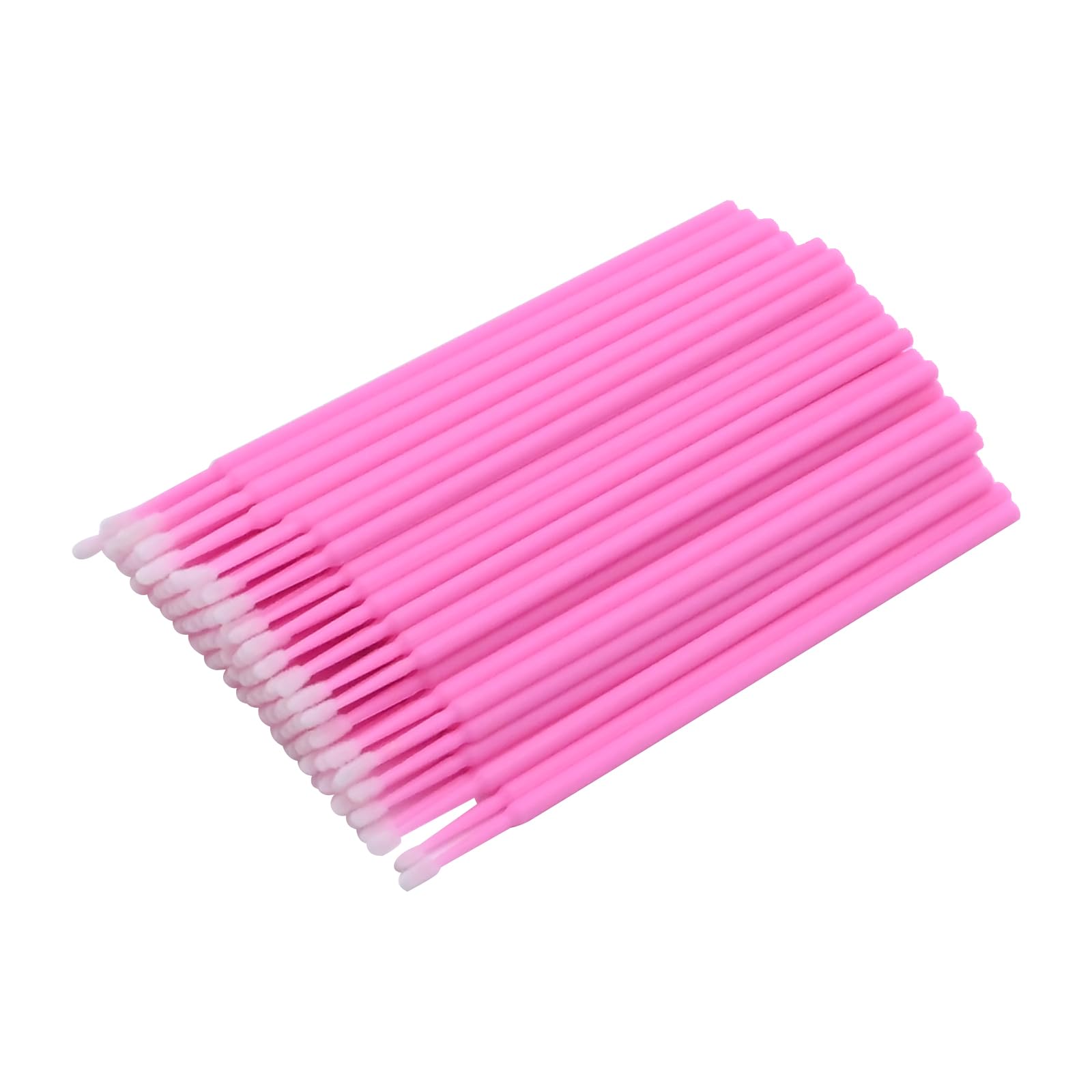Saihisday Touch Up Paint Brushes for Automotive Paint Chip Repair Disposable Micro Applicators for Automotive Paint Detailing 2MM Pink 100PCS