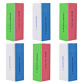 WEILUSI 4 Ways Nail Buffer Block Nail Files and Buffers, Nail Shine Buffers Blocks Files Sanding Polisher Smooth & Buff & Shine Manicure Buffer Tools Kit for Nail Art Care 6PCS