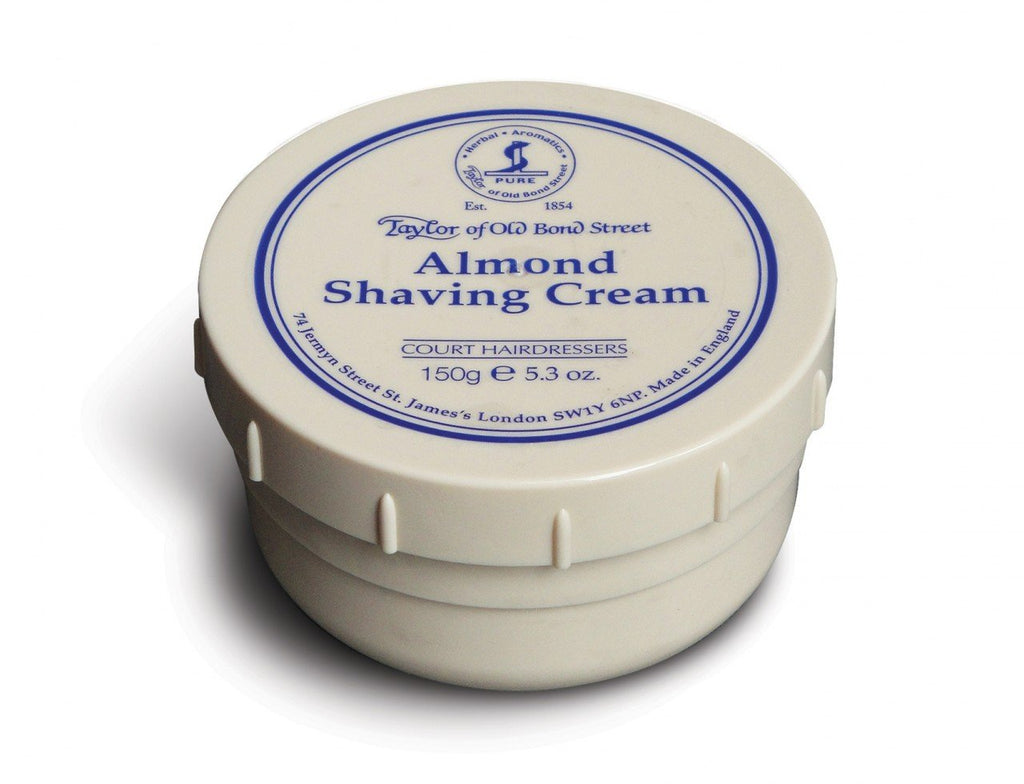 Taylor of Old Bond Street Luxury Shaving Cream Trio – Sandalwood, Jermyn Street, & Almond (3 x 150g Bowls)