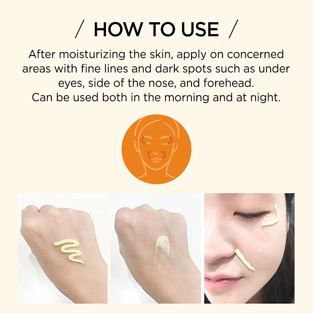 BRING GREEN Carrot Vita Eye Cream & Face Double SET (2 Count) | Anti-Aging, Wrinkles Eyecream with Vitamins C, B, E, Retinol, Beta-Carotene, improve Skin Tone, Dark&Red Spots 1.01 fl.oz. x2, 30ml+30ml