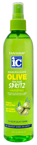 Fantasia Hair Polisher Spritz Hair Spray Olive Firm Hold 10.0 Fl Oz (Pack of 1)
