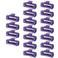 18 Pack Hair Claw Clips,Hair Clips For Women,Large Hair Claw Clips For Thick Hair,Nonslip Matte Hair Clips Hair Accessories Women Girl Birthday Christmas Gift (18 Pack Purple)