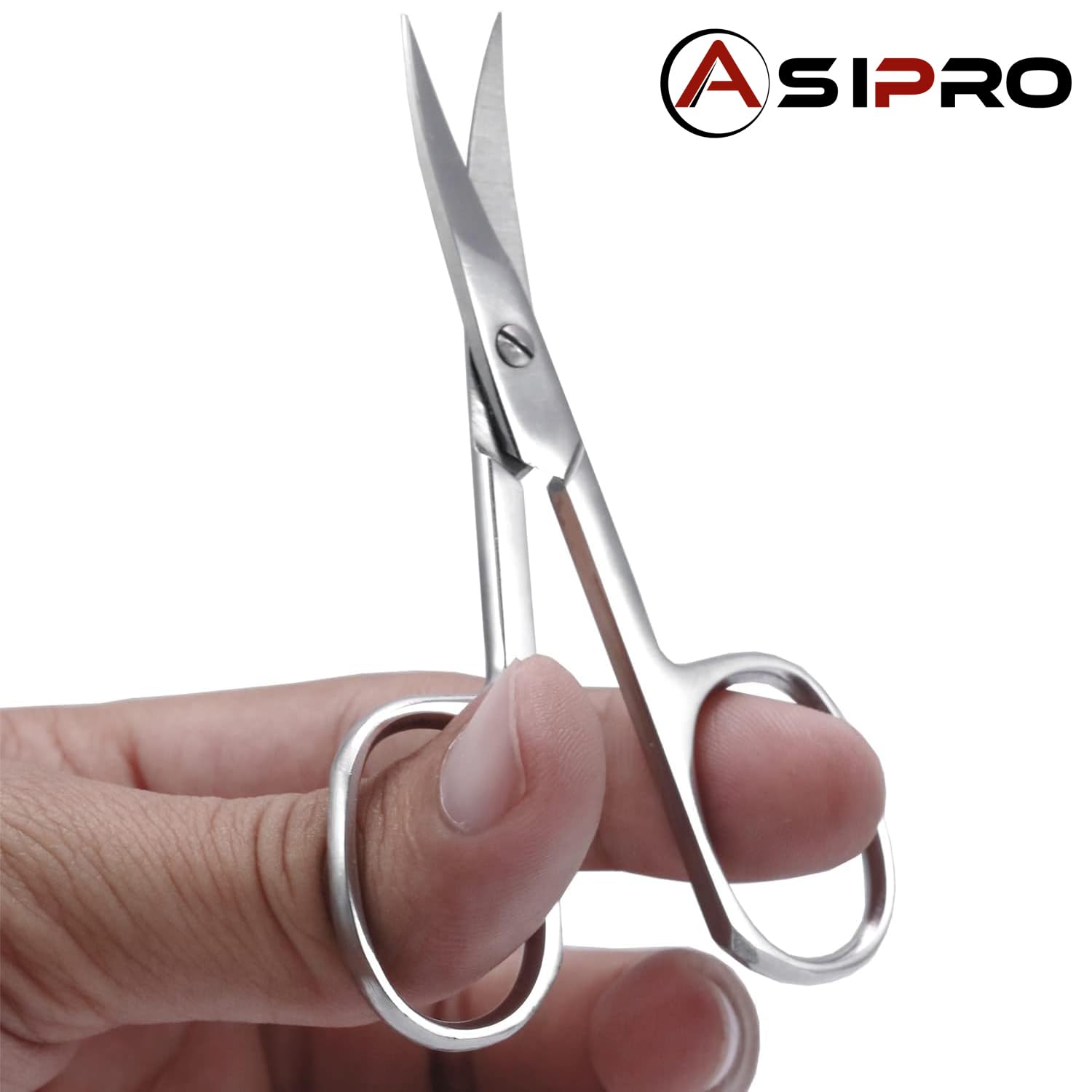 ASIPRO Nail Scissors for Women & Men with Pouch Manicure Gifts Scissors for Nails Toenail Scissors Adults Tijeras para Uñas Fingernail Scissor Toe Nail Scissors Curved