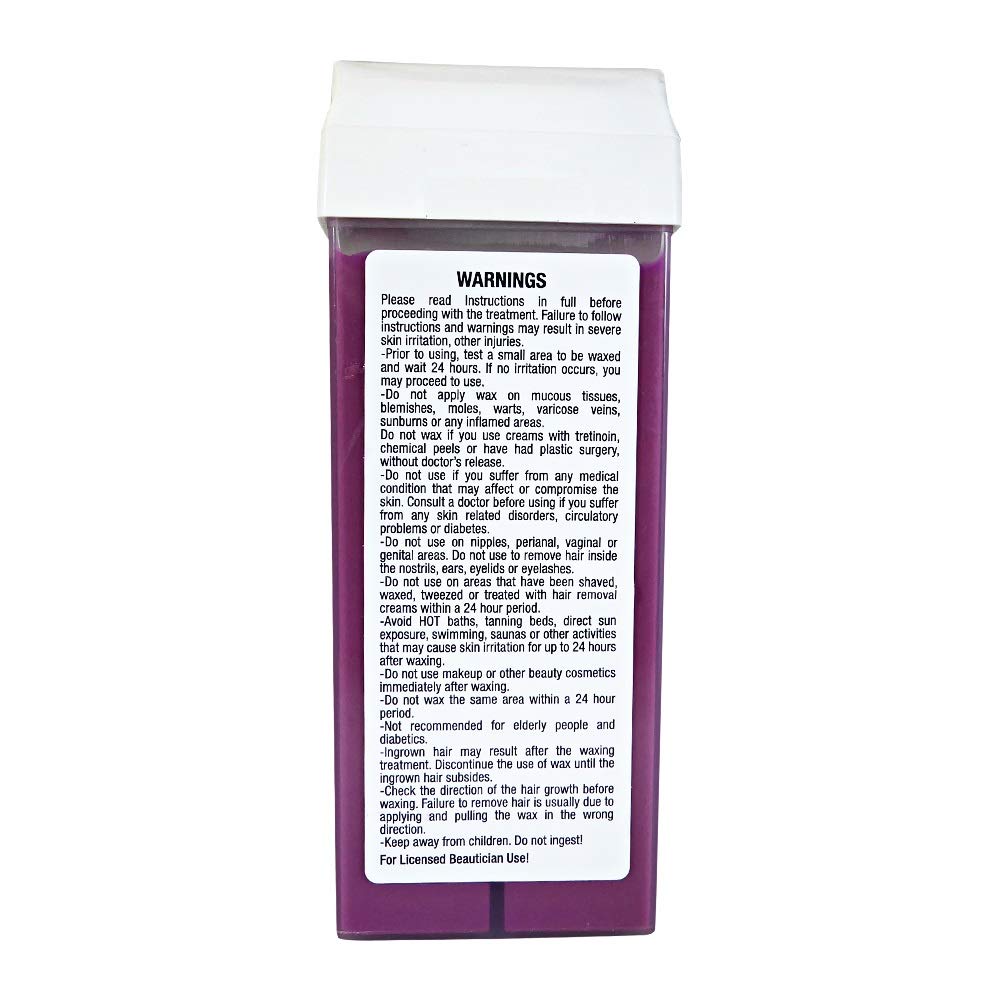 Waxness Italian Velvet Wax Cartridge 3.38 oz (100 g) – Premium Synthetic Strip Wax for Full Body and Large Areas, Professional Use – Made in Italy