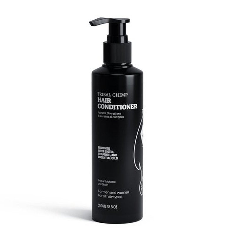 Tribal Chimp Hair Conditioner - Hydrating & Strengthening Formula with Peppermint, Tea Tree Oil & Biotin - 8.8oz
