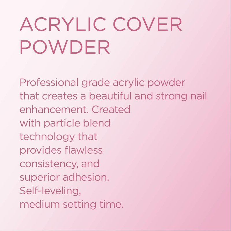 Young Nails Acrylic Cover Powder - Professional Self-Leveling Nail Powder for Extensions | Clear Nude Pink White, 660g