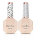 MelodySusie Top Coat & Base Coat Set - No Wipe Glossy Finish, Long Lasting Shine | 2 Pcs 15ml Clear Nail Polish Kit
