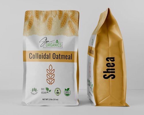 Shea Organics Colloidal Oatmeal Powder | Gentle Soothing Bath Treatment for Sensitive Skin | Natural Oat Bath for Babies & Adults | Ideal for DIY Skincare & Soap Making | 32 oz Pack of 1