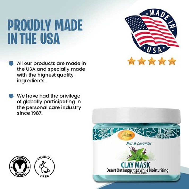 SPA REDI Professional Pedicure Treatment High-Performance Detox & Sensory Recovery Mask Hybrid Hydration Detox pulls out deep-pore toxin, inject hydration for immediate feeling of weightlessness 16 Oz