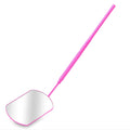 SIVOTE Lash Tool for Eyelash Extensions – Stainless Steel Beauty Mirror with Upgraded Pink Design – Professional Eyelash Accessory for Salon or Home Use (Pink)