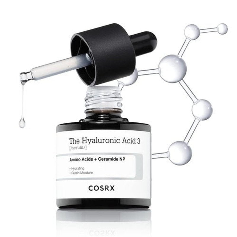 COSRX Pure Sodium Hyaluronic Acid 3% Serum - Hydrating Moisture Boost for Fine Lines & Wrinkles | 0.67 fl. oz / 20 ml