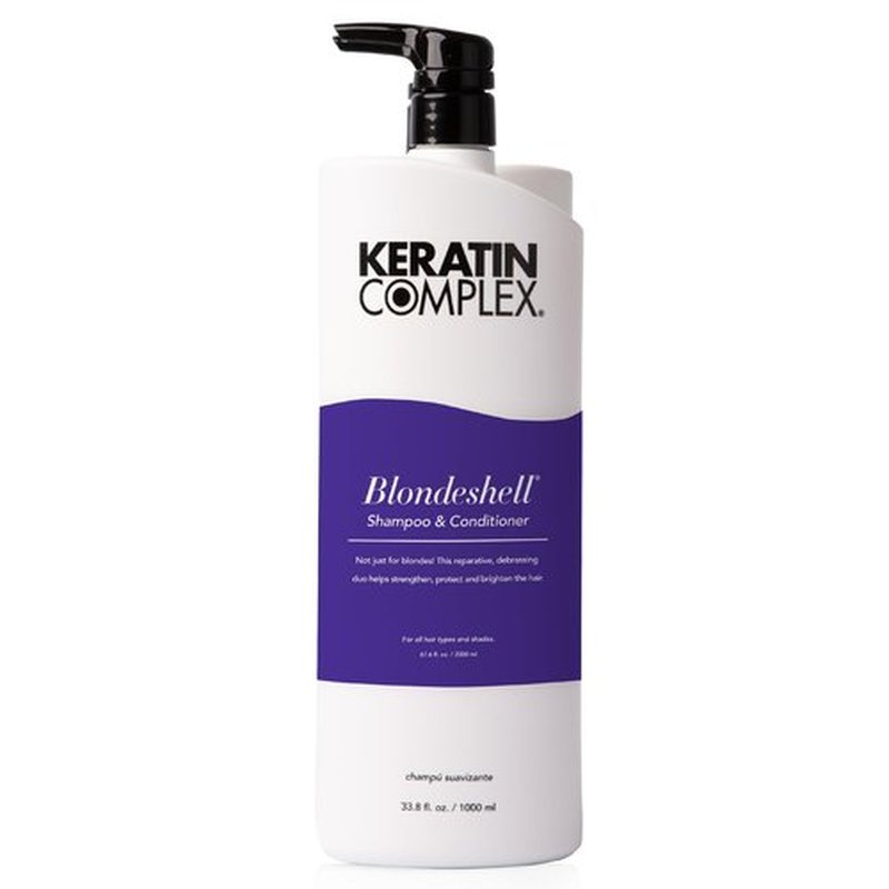 Keratin Complex - Blondeshell Debrass Shampoo & Conditioner Duo - 33.8 fl oz Each