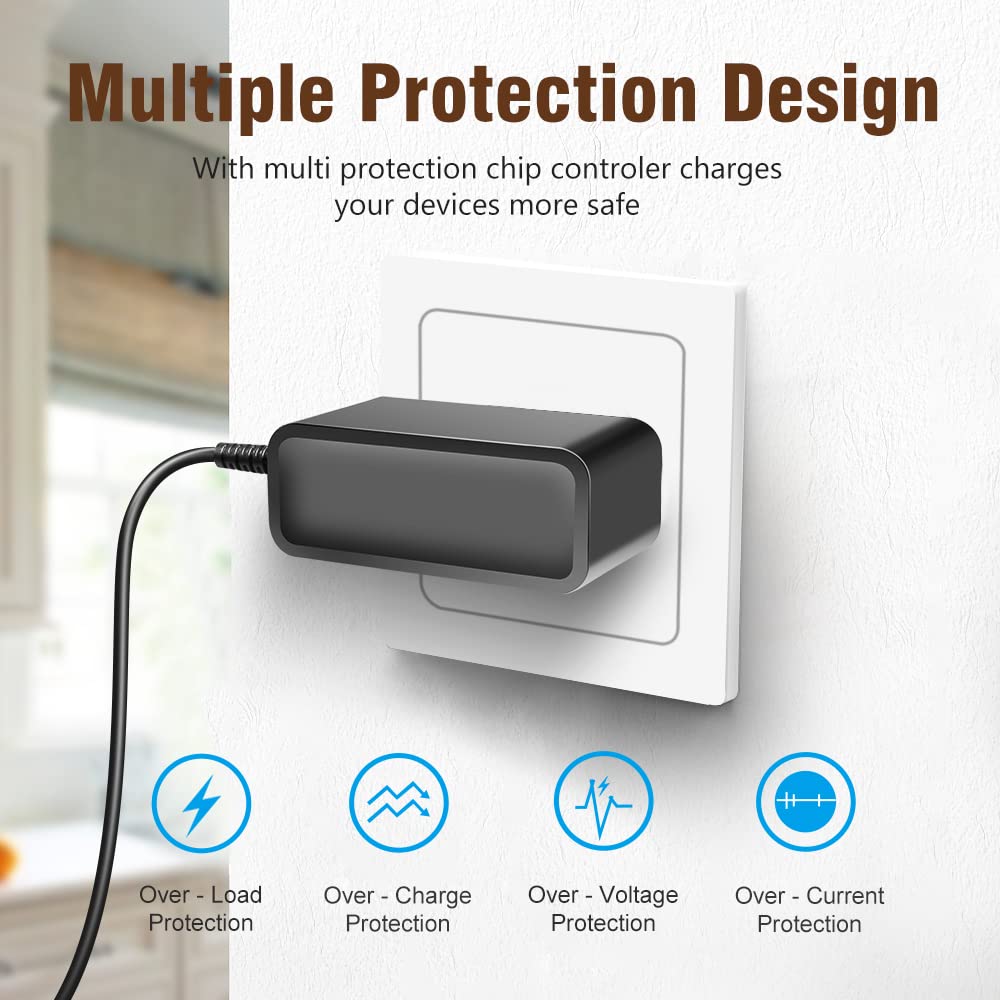 TAIFU 12V Power Adapter for Aerogarden Harvest Elite 100690 100691 100692 100693 100694 100695 Harvest 360 6WWPC01 Indoor Garden LED Grow Light 810705139925 901104-1200 Aerogarden Power Cord