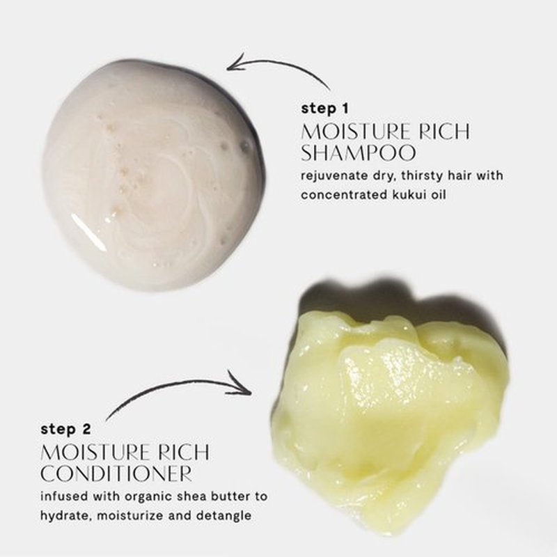 Prive Moisture Rich Conditioner - Nourishes Dry Hair & Smoothes Frizz | Organic Shea Butter (12 Oz)