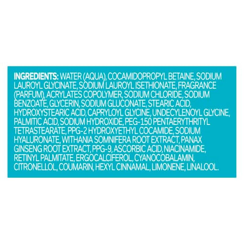 OLLY Calm Body Wash with Hyaluronic Acid, Adaptogens & Vitamin B3– Nourishing Cleanser for Skin Barrier Repair, Deep Hydration, Eucalyptus Amber Scent, 17oz