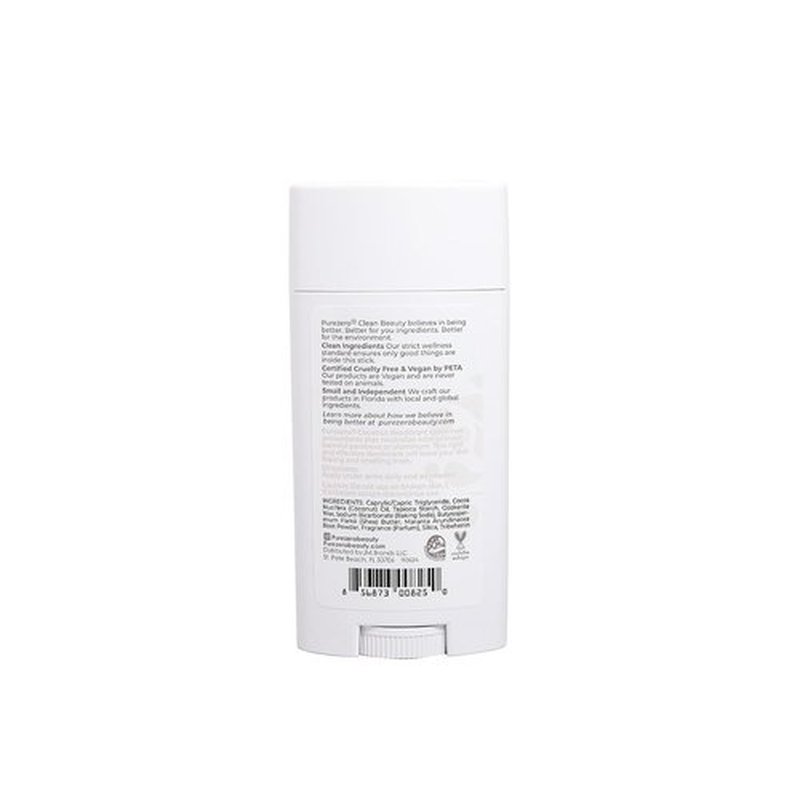 Purezero Deodorant - Coconut Scent | Aluminum & Paraben Free | 24-Hour Odor Protection with Shea Butter & Coconut Oil (1 Pack)