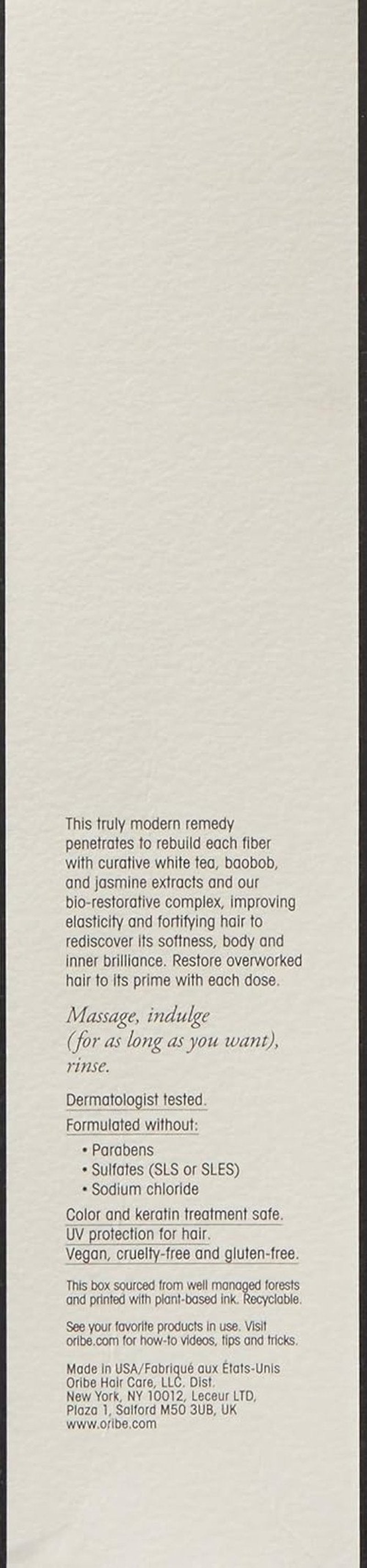 Oribe Gold Lust Transformative Mask - Intense Repairing Hair Treatment for Dry, Damaged Hair | 5 oz