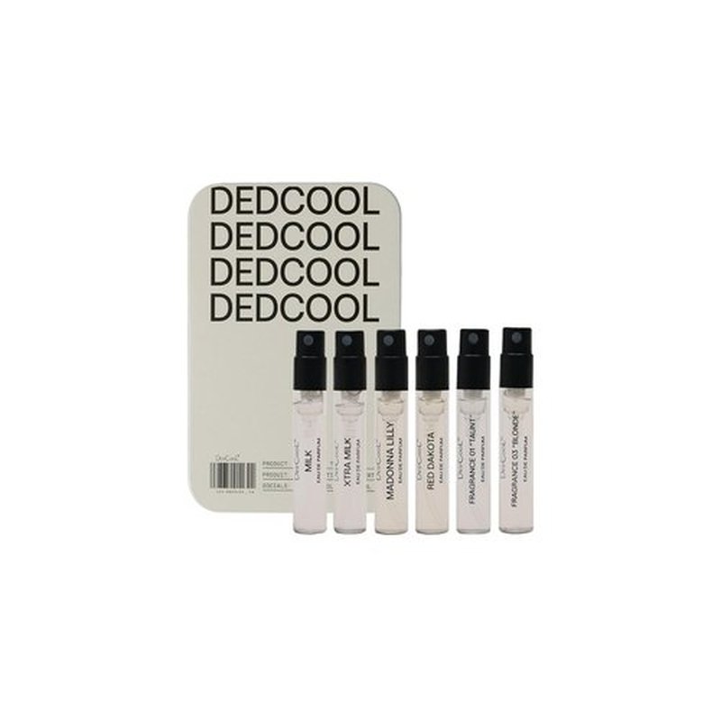 DedCool Fragrance Discovery Set - 6 Unique Scents | Non-Toxic, Vegan | Travel Size Perfume