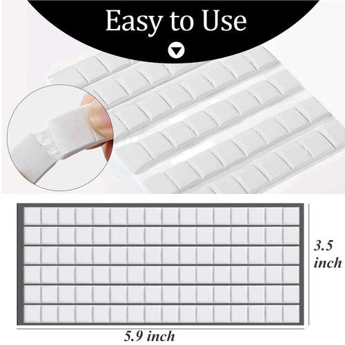 Kalolary 2 Sets Nail Tip Stand Holders with 102Pcs White Reusable Adhesive Putty Clay, Practice Crystal Stand Base Display Tools Set for Nail Art Salon DIY and Practice Manicure