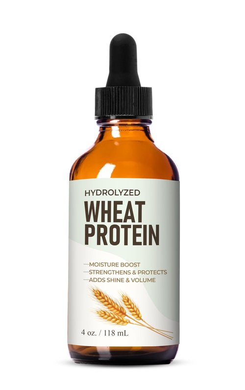 Talsen Chemicals Hydrolyzed Wheat Protein (4 Oz / 118 mL) Hydrolyzed Wheat Protein Liquid Cosmetic Grade Ingredient for Hair Strength and Moisture for Hair and Skin Care Formulations