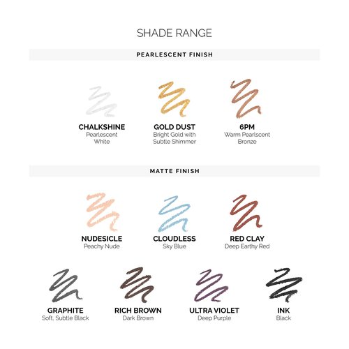 OFIR Waterproof Eye Pencil - Vegan & Cruelty-Free | Smudge-Proof Gel Formula | Long-Lasting Ultra Violet (Deep Purple)