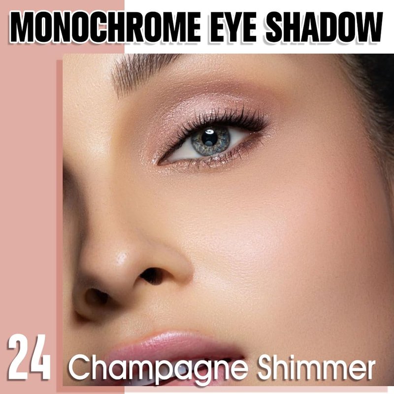 WanTuoluo Champagne Shimmer Eyeshadow - Rose Gold Glitter Cream for Effortless Eye Makeup | 24g
