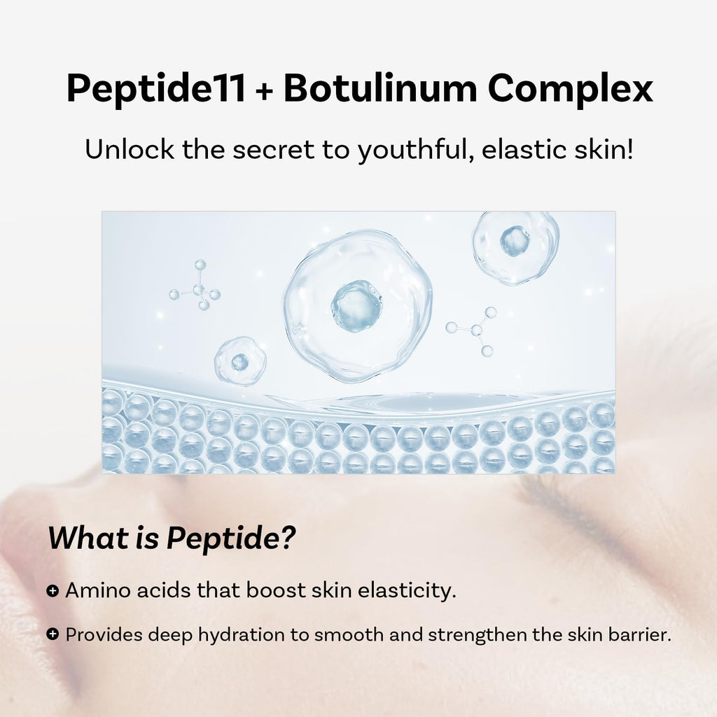 APOTHE Peptide 11 Botulinum Essence Toner 8.45 fl.oz. (250ml) - Deep Hydration, Skin Barrier Strengthening, Peptide & Edelweiss Extract for Firm & Radiant Skin