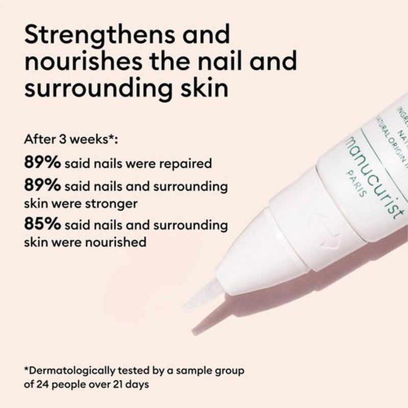 Manucurist Nail Pen - Nourishing & Fortifying Concentré Perfecteur - Vegan, Made in France, 1-in-2 Treatment