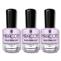 Duri Miracote Quick-Dry Top Coat - High Gloss, Chip Resistant Nail Polish Protector | 3-Pack for Strength & Growth