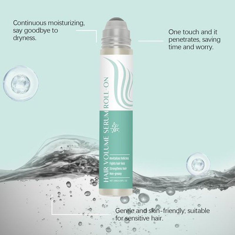 Hair Growth Serum Roll-On | Blend with 3% Rosemary, 3% Redensyl, 2% AnaGain, Biotin & Niacinamide | Leave-In, Fast Absorbing | For Thinning Hair & All Hair Types (Pack of 2, 0.85 Fl Oz Each)