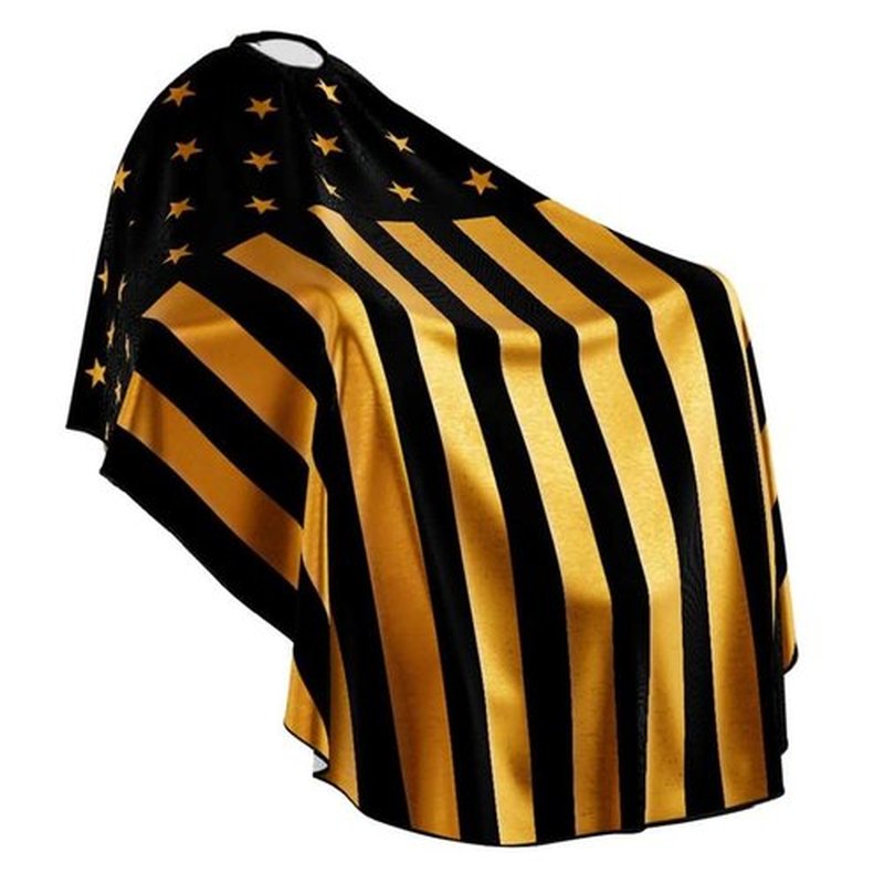 Barber Cape for Men Hair Cutting Cape - Snap colar (Snap Collor)