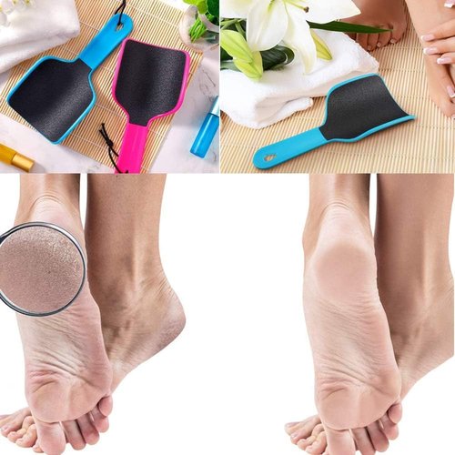 CHIYUYISEN Curved Foot File U-Shaped Design,Foot Pedicure Kit Foot Rasp Exfoliating Scrub Rub Board Double-Sided Dead Skin Calluses Removal Pedicure ，3 Colors
