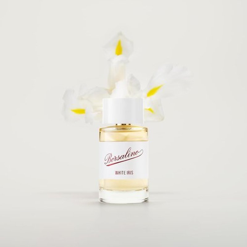 Borsalino White Iris Eau de Parfum - Luxurious Fruity & Floral Women's Perfume with Orange Blossom, Jasmine & Almond