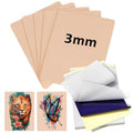 3MM Fake Skin with Transfer Paper - Jconly 35pcs Fake Skin Transfer Paper Kit,5Pcs Tattoo Thick Practice Skin with 30Pcs Tattoo Paper Stencil Paper