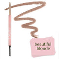 Chella Eyebrow Pencil - Long-Wear Brow Definer for Shaping & Filling - Precise Blonde Tip for Women