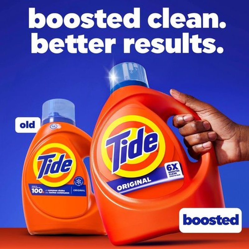 Tide Liquid Laundry Detergent - Original Scent, 64 Loads, 80 FL OZ | Powerful Stain Removal