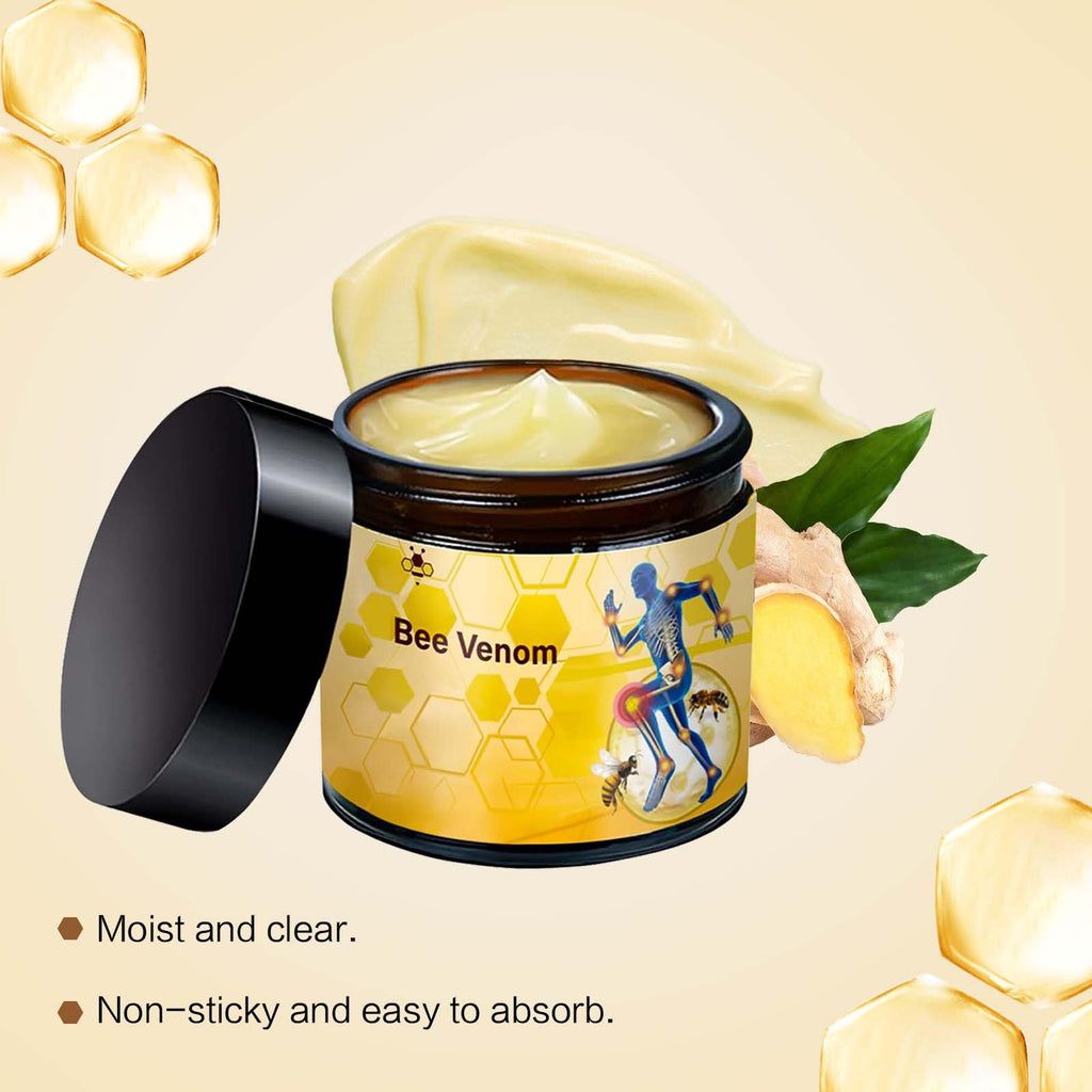 2PCS Bee Venom Cream, Bee Venom Gel, Professional Bee Venom Cream, Suitable for Back, Knee, Hands, Neck, Feet