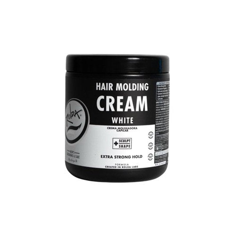 Rolda White Molding Hair Cream for Men - Curl-Defining Hair Styling Cream with Medium-Strong Hold, Natural Finish & Medium Shine - Moisturizing & Anti-Frizz Formula - Alcohol & Paraben-Free (35.2 oz)