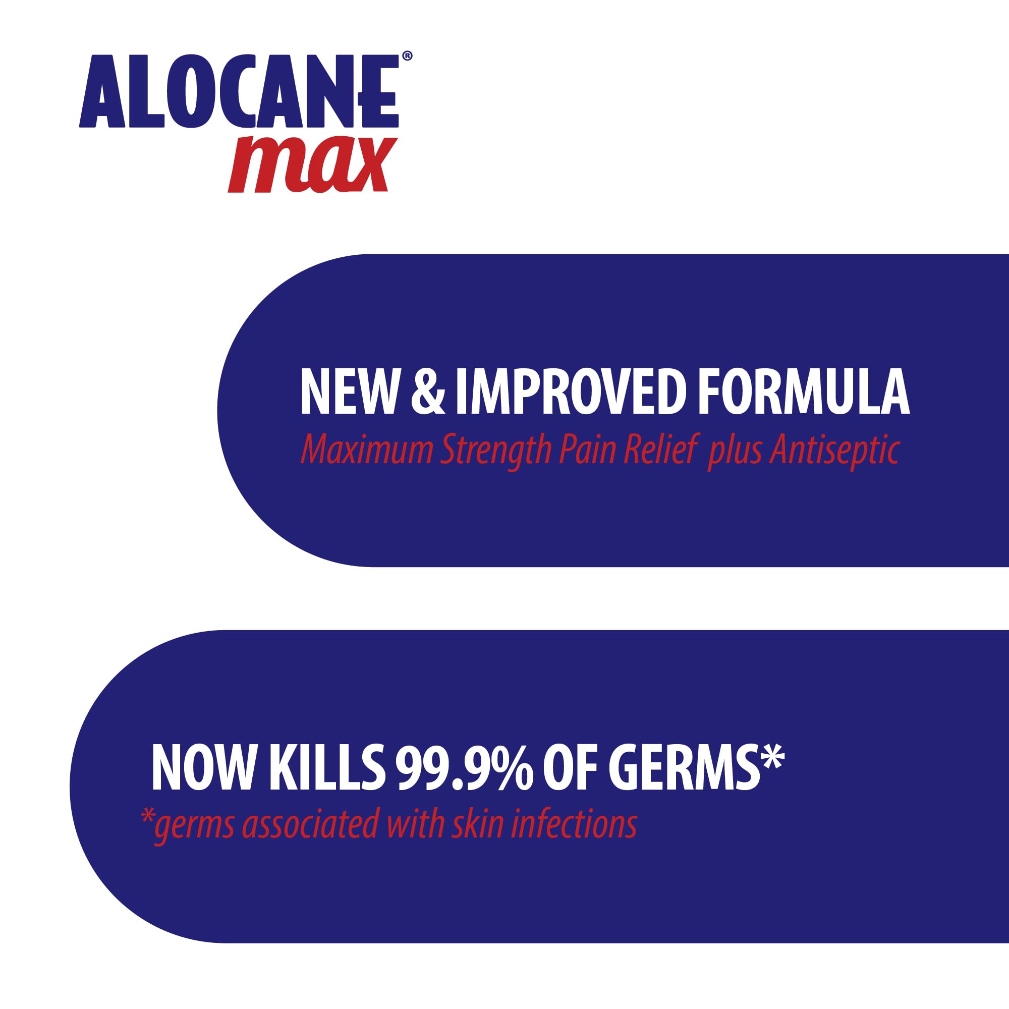 ALOCANE Max Maximum Strength Emergency Burn Gel With Lidocaine and Antiseptic, 4% Lidocaine, Fast Pain and Itch Relief, Sunburn Relief, Cuts, Scrapes, First Aid Burn Care, 4.0 Fluid Ounce
