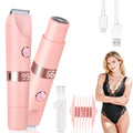 Beanify Wet & Dry Electric Razor for Women Men,4 in 1 Rechargeable Led Display Electric Shaver and Facial Hair Remover (Assorted)