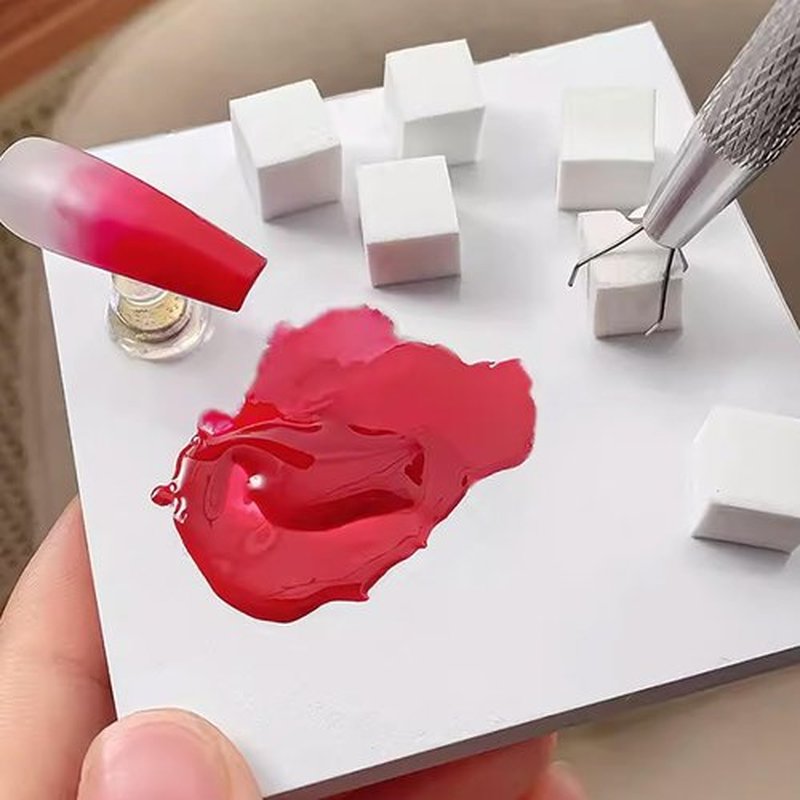 300PCS Mini Nail Sponges for Ombre Square Nail Art Sponge Ombre Nail Brush Nail Accessories for Color Gradient Nail Design