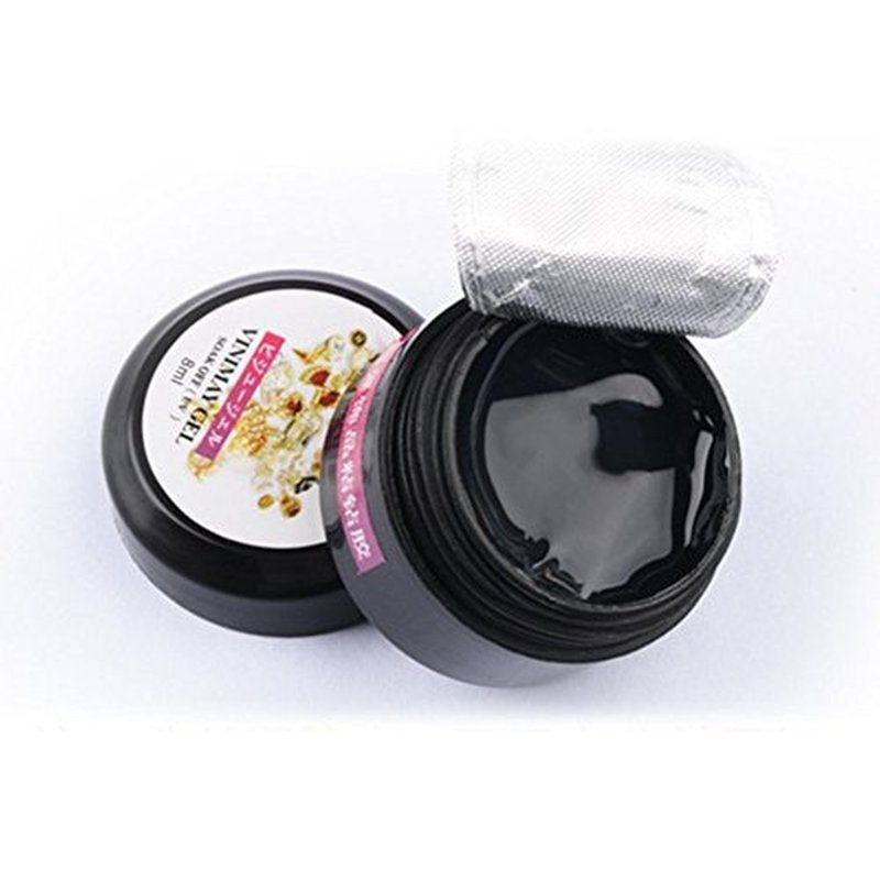 Minejin Minejin Nail Art Super Srong Rhinestone Builder Glue Soak Off UV Gel for Gem Stones Jewelry Diamond Beads 8ml 4 Boxes