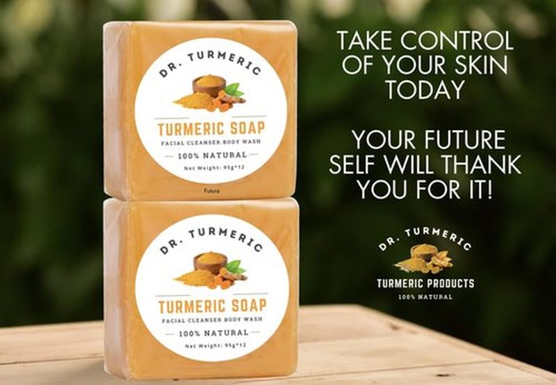 Turmeric Soap Bar | Face & Body Cleanser | Moisturizing | Lathering | Deep Cleansing | Evens Skin Tone | Refreshing Scent | Radiant Skin | 3 count pack of 1|